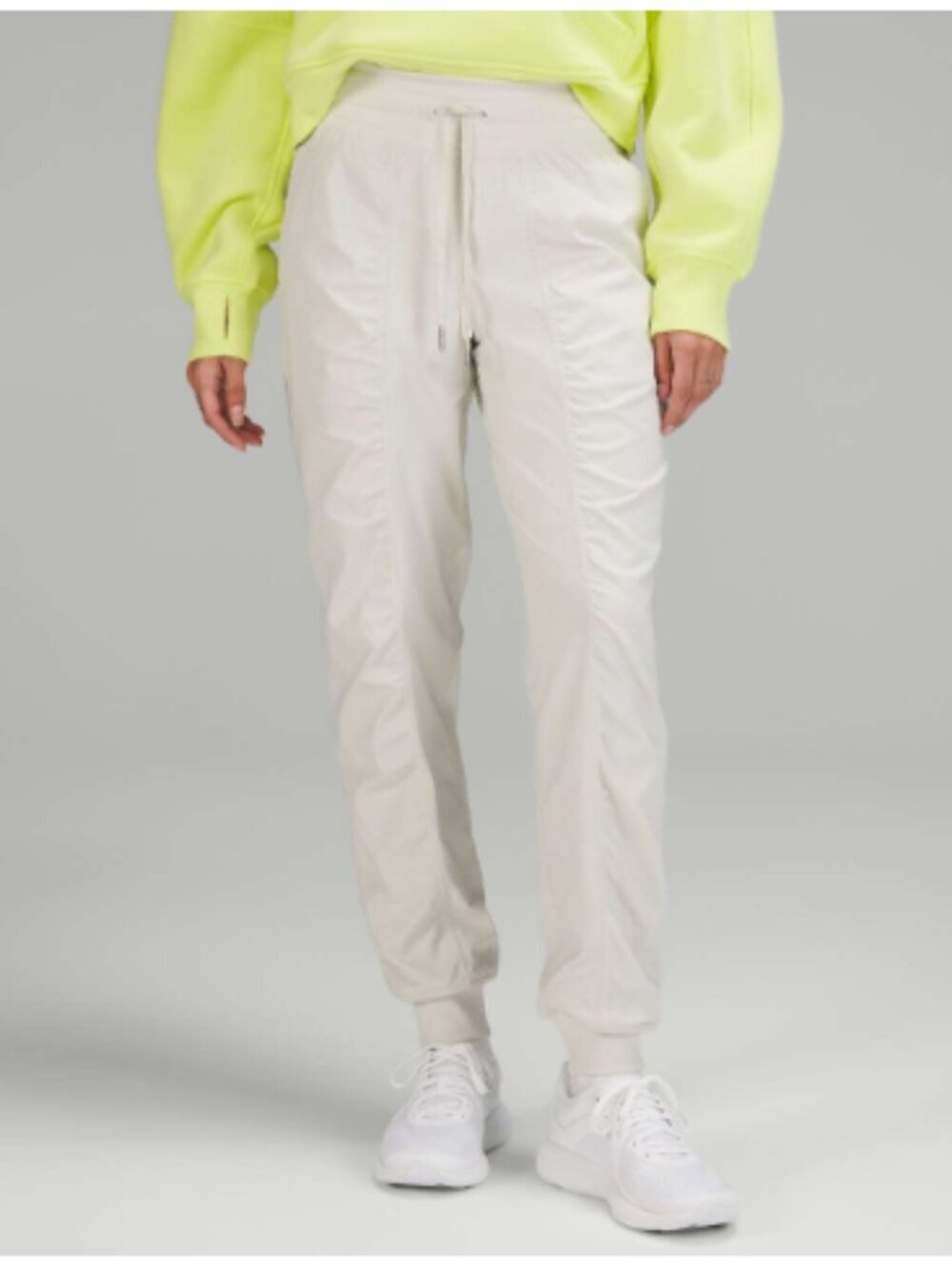 LULULEMON Dance Studio Mid Rise Jogger Lined Full Length Size 8